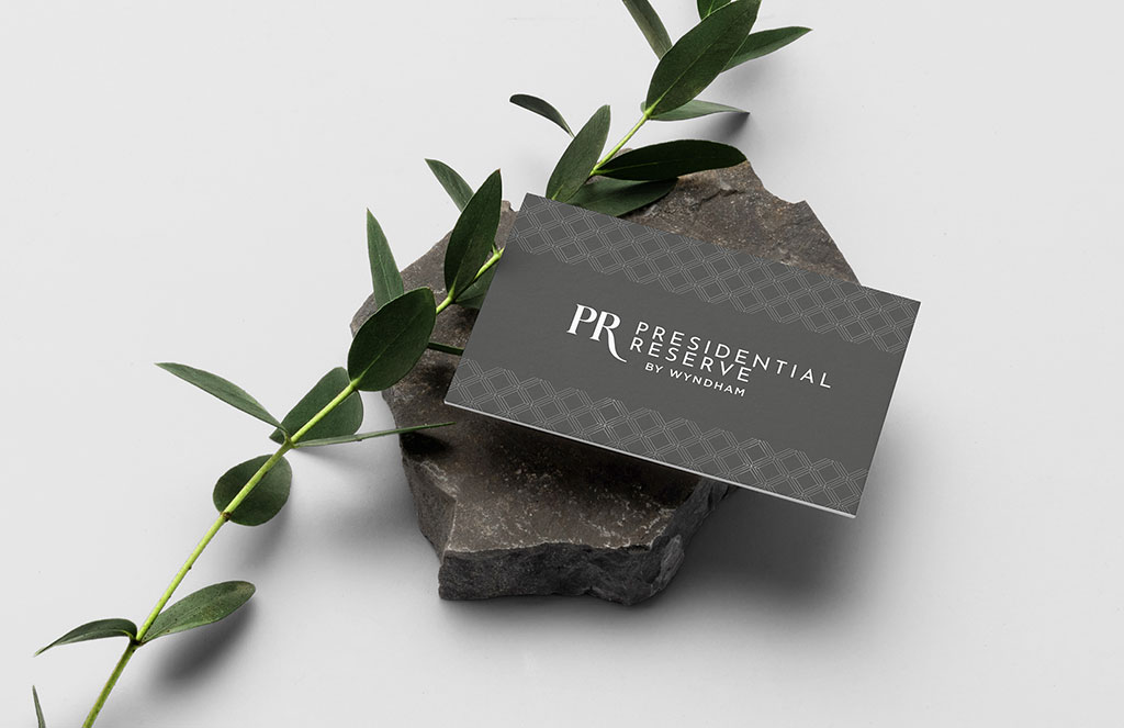 Presidential Reserve by Wyndham - Business Card Design